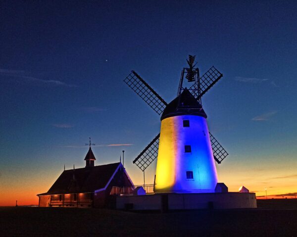 Lytham Windmill at Night